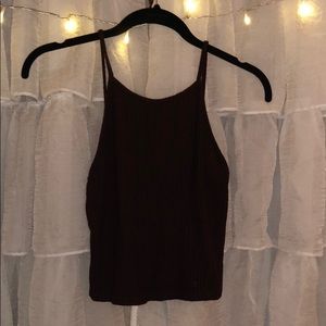Brandy Melville Maroon Crop Top